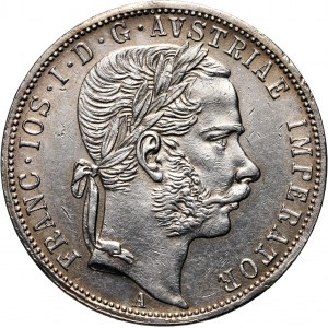 Austria, Franz Joseph I, Florin 1869 A, Vienna