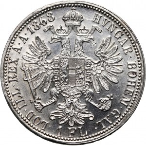 Austria, Franz Joseph I, Florin 1868 A, Vienna