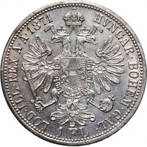 Austria, Franz Joseph I, Florin 1871 A, Vienna