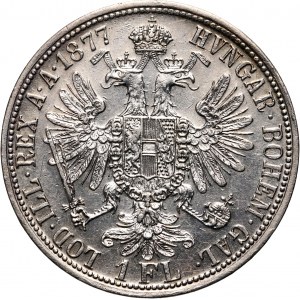 Austria, Franz Joseph I, Florin 1877, Vienna