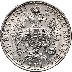 Austria, Franz Joseph I, Florin 1883, Vienna