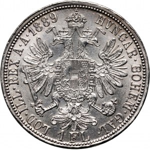 Austria, Franz Joseph I, Florin 1889, Vienna