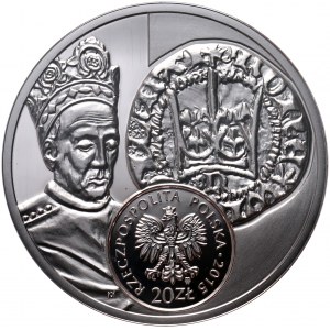 III RP, 20 zloty 2015, Half-penny of Władysław Jagiełło.