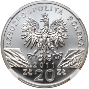 III RP, 20 złotych 2011, Borsuk