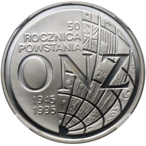 III RP, 20 złotych 1995, ONZ
