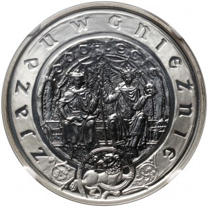 III RP, 10 złotych 2000, 1000-lecie Zjazdu w Gnieźnie