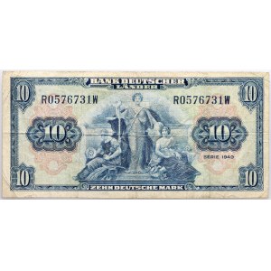 Germany, 10 mark 22.08.1949, series R