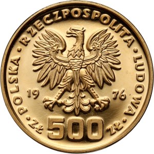 People's Republic of Poland, 500 zloty 1976, Casimir Pulaski
