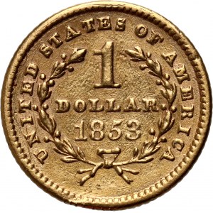 USA, Dollar 1853, Philadelphia