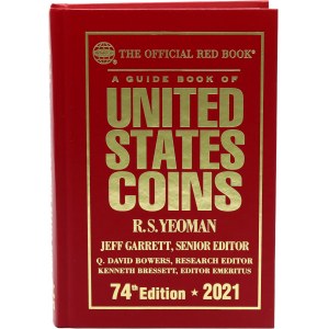 R.S. Yeoman R.S, Guide Book of United States Coins - Red Book, Edition 74, 2021