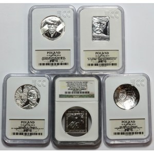 Third Republic, set of 5 collector coins from 2014-2015