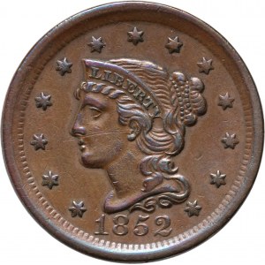 USA, Cent 1852, Philadelphia