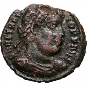 Roman Empire, Vetranio 350, Follis, Thessalonica, scarce