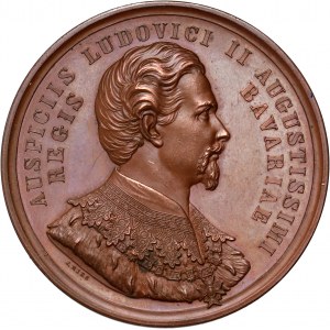 Germany, Bavaria, medal from 1882, Ludwig II