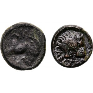 Greece, Mysia, Pergamon IV-III cent. BC, 2 Bronze coins