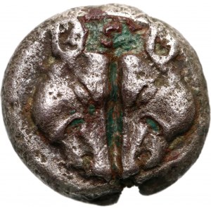Griechenland, Lesbos 500-450 v. Chr., Obol