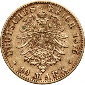 Germany, Prussia, Wilhelm I, 10 Mark 1875 C