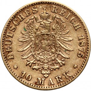 Deutschland, Preußen, Wilhelm I., 10 Mark 1875 C