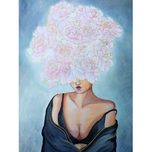 Monika Karczmarczyk, Lady in Peonies, 2023.