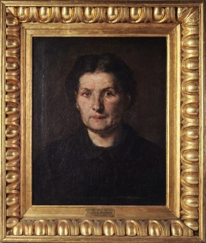 Konstanty MAŃKOWSKI (1861-1897), Portret matki, 1880/1890