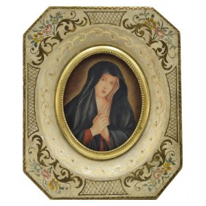 Malíř neurčen, 20. století, Madona - miniatura