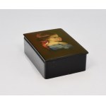 Box with painted girl's head