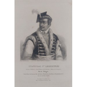 Stanislas 1er Leszczynski | Król Stanisław I Leszczyński /rycina 1848/