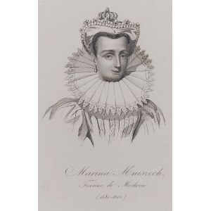 Marina Mniszech | Maryna Mniszchówna Caryca Rosji /rycina 1836/