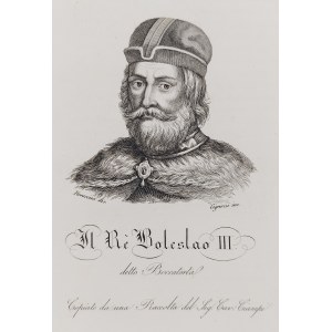Il Re Boleslao III | Król Bolesław III (Krzywousty) /rycina 1831/