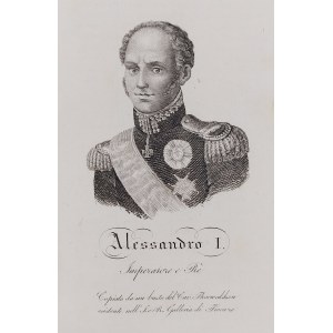 Alessandro I | Car Aleksander I Romanow /rycina 1831/