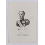 Alessandro I | Car Aleksander I Romanow /rycina 1831/