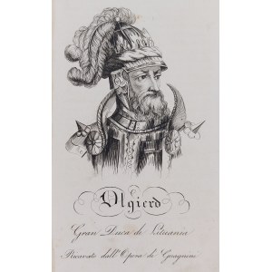 Olgierd Gran Duca di Lituania | Olgierd - Wielki Książę Litewski /rycina 1831/
