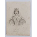 Hedwige Reine des Polonais | Królowa Jadwiga /rycina 1837-1838/