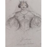 Hedwige Reine des Polonais | Königin Jadwiga /Rycina 1837-1838/.