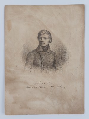 Zieliński Jan. Rysownik i Malarz ur. r. 1819 + r. 1846 /rycina XIX w./