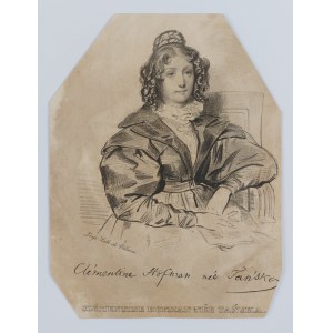 Clementine Hofman nee Tańska | Klementyna Hofman z Tańskich /rycina 1840/
