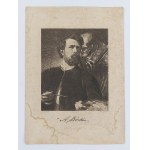 A. Bocklin | Autoportrét Arnolda Bocklina / 19. století, rytina /.