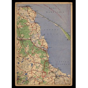 Pocztówka Mapa Wybrzeża Polskiego (76)
