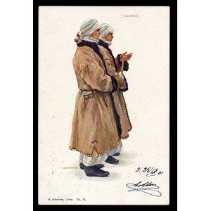 Pohľadnica s obrázkom ženy (165)