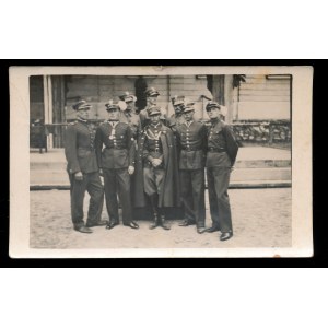 Postcard-photo with soldiers of the 21st Highland Rifle Regiment (177)