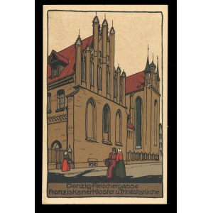 Gdańsk Ul. Rzeźnicka i kościół Świętej Trójcy (218)