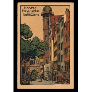 Ulica Mariacka v Gdansku a Astronomické observatórium (222)