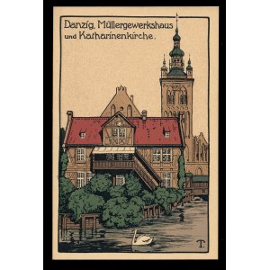 Gdaňský mlýn a kostel svaté Kateřiny (224)