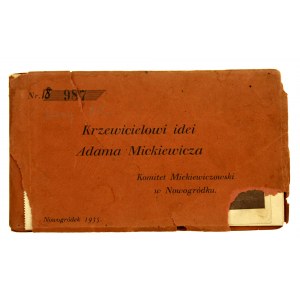 Nowogródek Zestaw pocztówek Krzewicielowi idei Adama Mickiewicza (322)