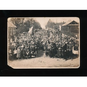 Krzywowierzba koło Włodawy - pogrzeb zbiorowy fotografia ca 1930 (347)