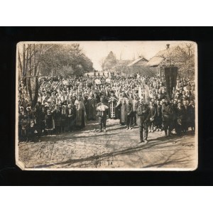 Krzywowierzba koło Włodawy - pogrzeb zbiorowy fotografia ca 1930 (349)