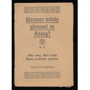 Sliezsko, leták Prečo by ste mali voliť Poľsko? (354)
