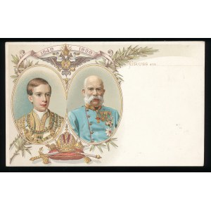 Österreich-Ungarn Postkarte mit einem Bild von Kaiser Franz Joseph (439)
