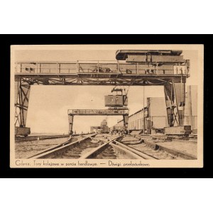 Železniční koleje v obchodním přístavu Gdyně (687)