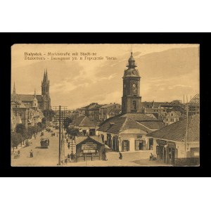 Białystok Market Square a městské hodiny (739)